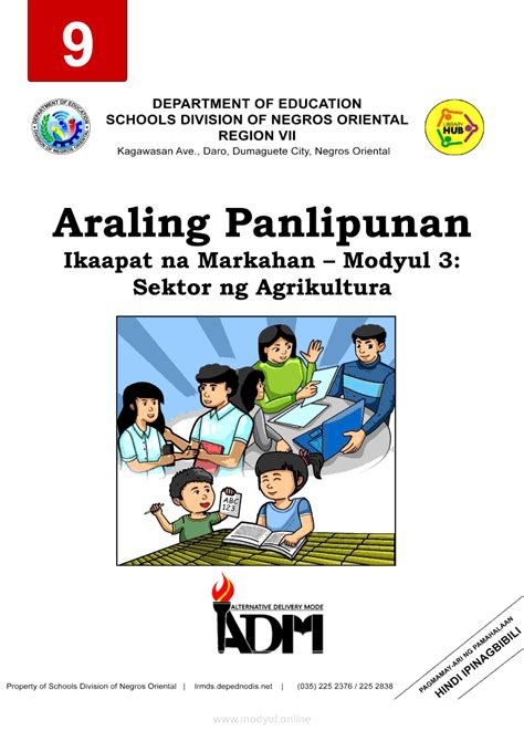 Grade 9 AralingPanlipunan Modyul: Sektor ng Agrikultura.